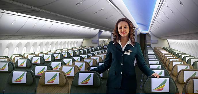 fly attendants ethiopian airlines 2012