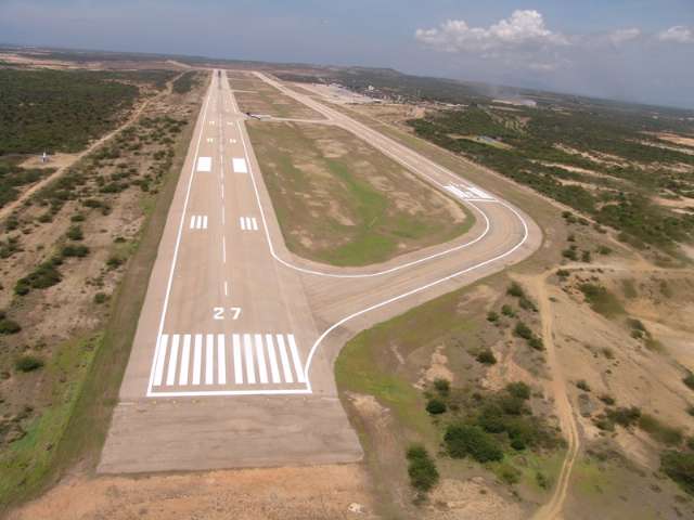 pista de aterrizaje del aeropuerto de margarita