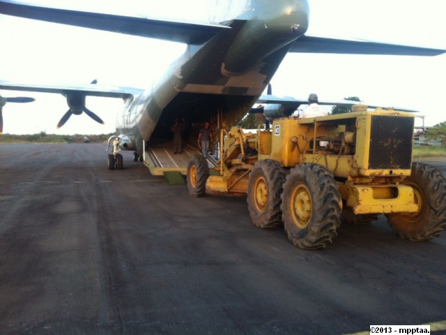 baer traslado de maquinaria - aeropuerto canaima