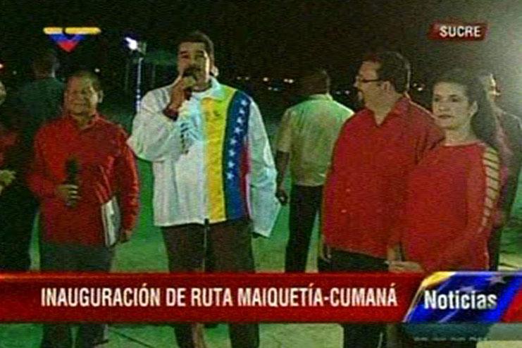 Maduro-inaugura-desde-Sucre-nueva-ruta-Maiquet-a-Cumana