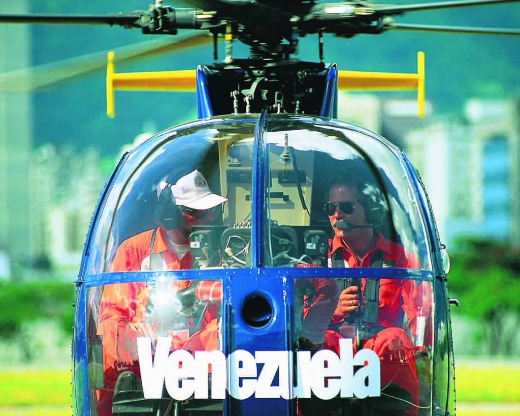 helicóptero la guacamaya