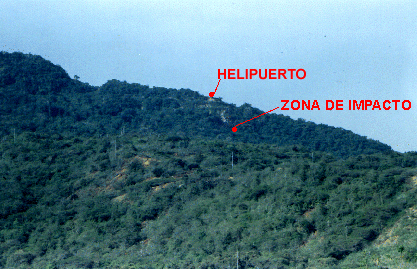 (Lugar donde murió renny ottolina El pico naiguata esta a  unos 975 metros de altura aproximadamente,  cabe destacar la complejidad de la búsqueda y posterior rescate en esta zona del accidente).