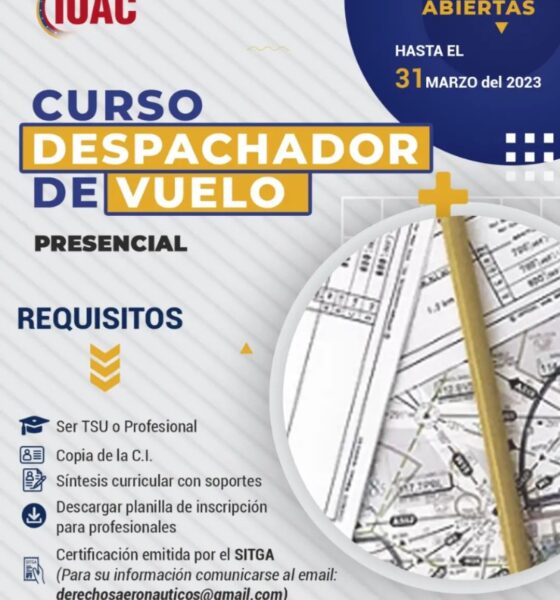 Curso de Despachador de Vuelos en Venezuela