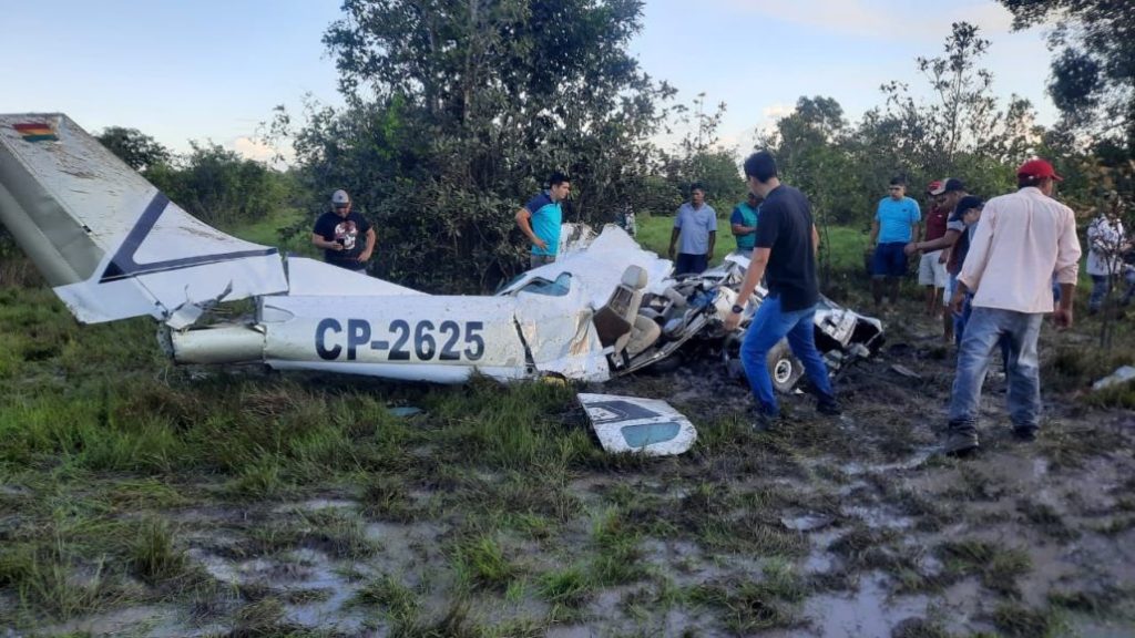 accidente 26 de abril en bolivia avion cessna CP-2625