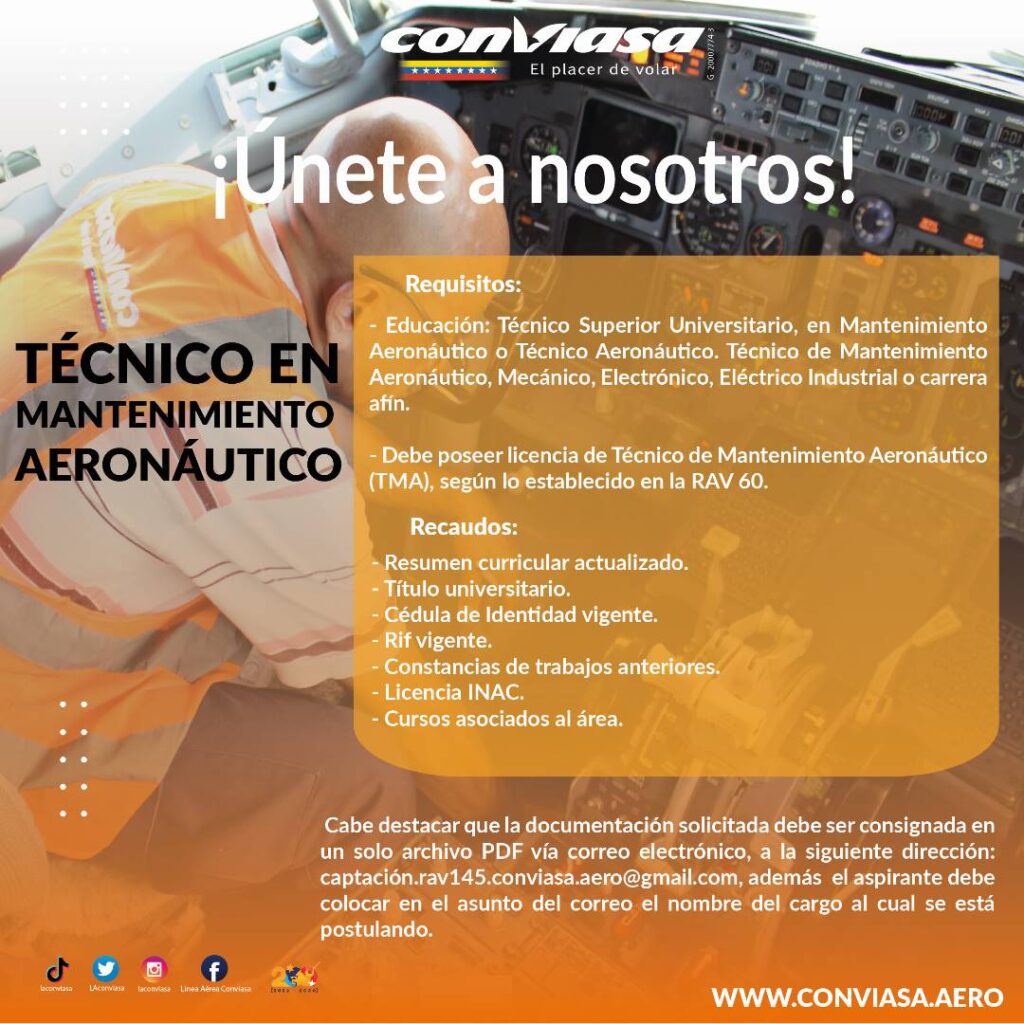 técnico en mantenimiento aeronáutico