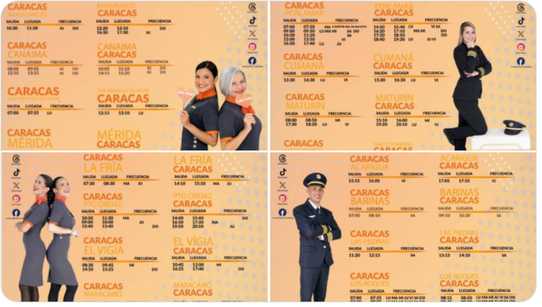 Itinerario Nacional de Conviasa Septiembre 2023
