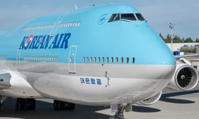 Boeing 747 korean air donates