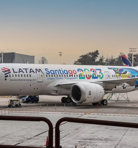 avión conmotivo juegos panamericanos chile 2023h
