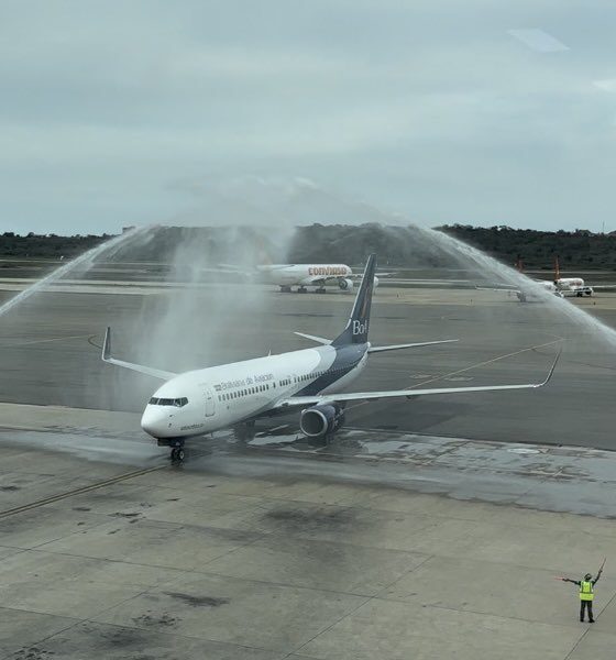 Avión de BOA llega a venezuela 31 de octubre