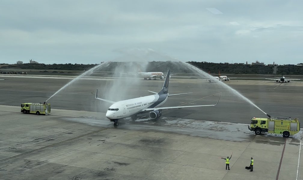 Avión de BOA llega a venezuela 31 de octubre