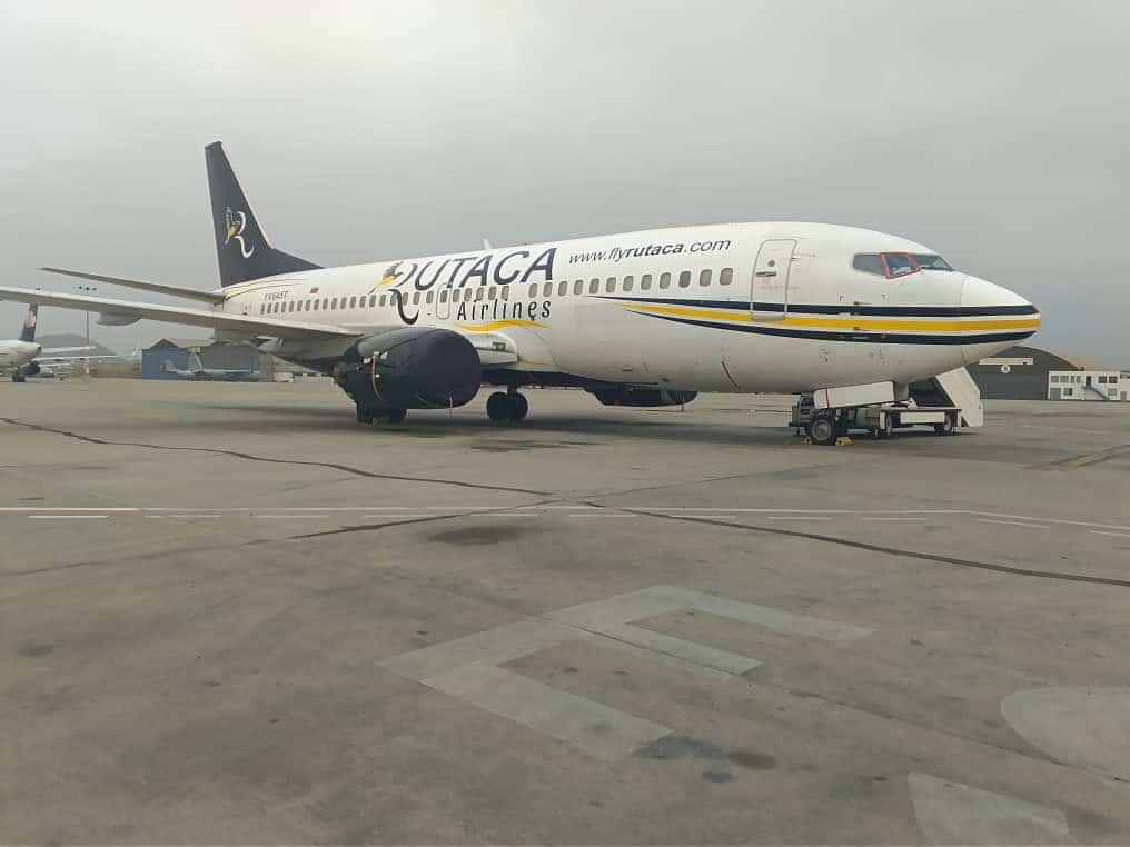 avión de la vinotinto rutaca YV645T