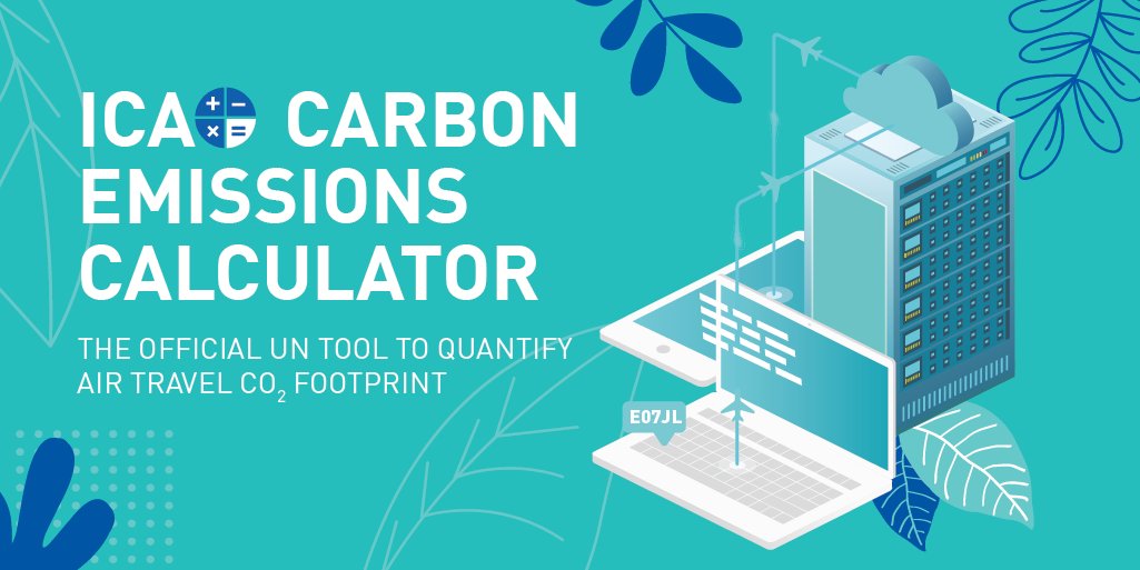 calculo de emisiones de carbono en aviación
