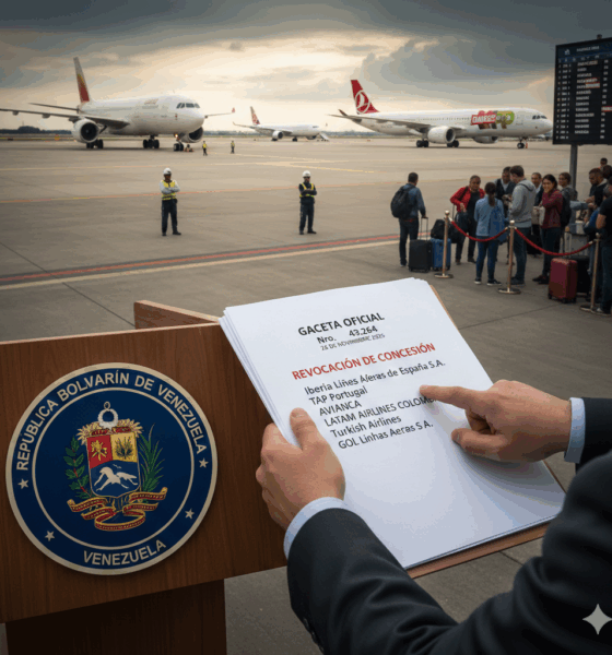 aerolineas internacionales sin permiso en venezuela