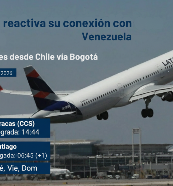 LATAM Airlines vuelos hacia venezuela